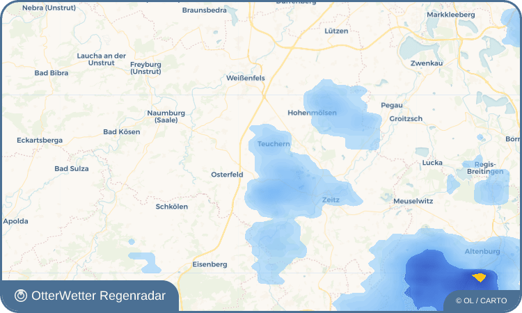 OtterWetter Regenradar-Widget Schelkau