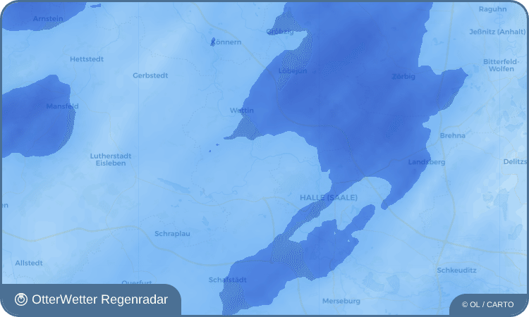OtterWetter Regenradar-Widget Schiepzig