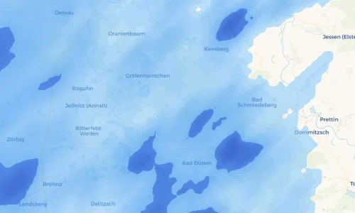 Regenradar Vorschaubild - Aktuelle Niederschläge in Schköna und Umgebung