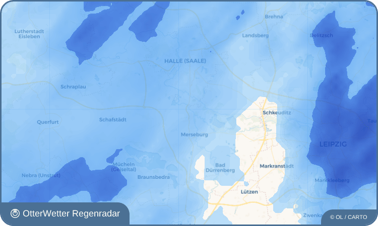 Widget-Vorschau für Schkopau Wetter-Widget-Vorschau mit Vorhersagedaten für Schkopau