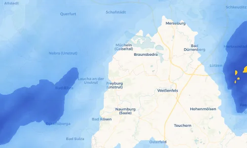 Regenradar Vorschaubild - Aktuelle Niederschläge in Schleberoda und Umgebung