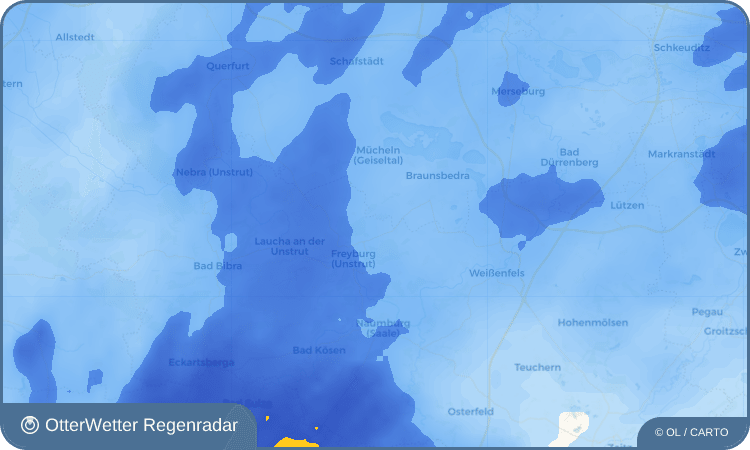 OtterWetter Regenradar-Widget Schleberoda