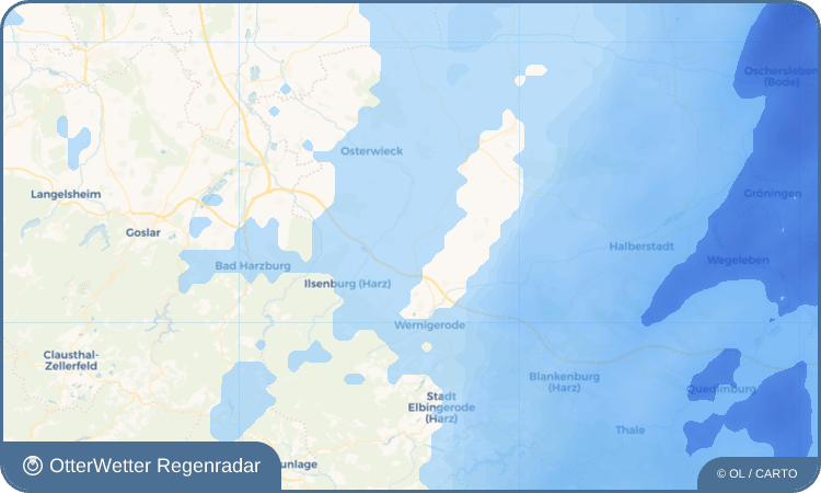 OtterWetter Regenradar-Widget Schmatzfeld