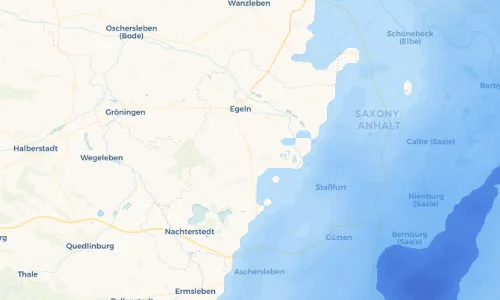 Regenradar Vorschaubild - Aktuelle Niederschläge in Schneidlingen und Umgebung