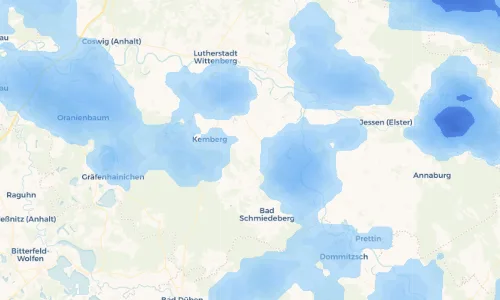 Regenradar Vorschaubild - Aktuelle Niederschläge in Schnellin und Umgebung
