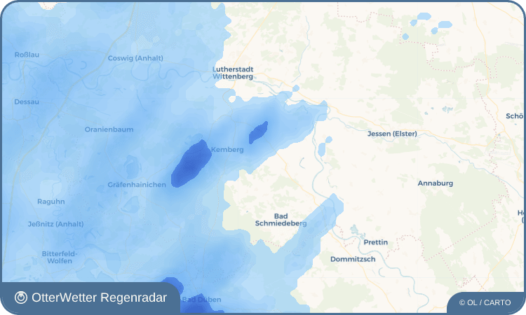 OtterWetter Regenradar-Widget Schnellin