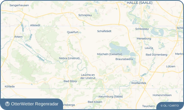 Wetter-Widget-Vorschau mit Vorhersagedaten für Schnellroda