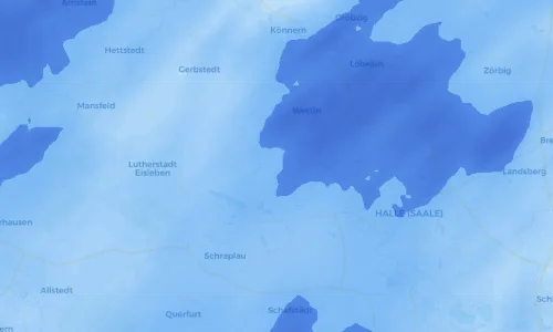 Regenradar Vorschaubild - Aktuelle Niederschläge in Schochwitz und Umgebung