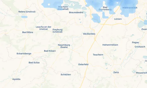 Regenradar Vorschaubild - Aktuelle Niederschläge in Schönburg und Umgebung