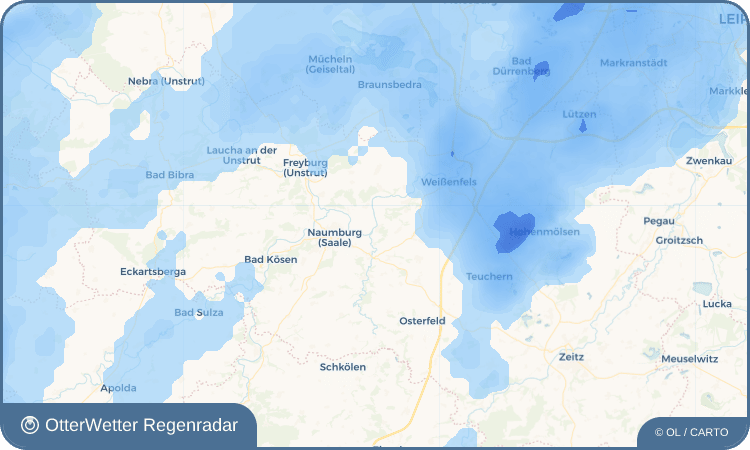 Wetter-Widget-Vorschau mit Vorhersagedaten für Schönburg