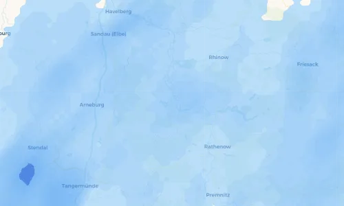 Regenradar Vorschaubild - Aktuelle Niederschläge in Schollene und Umgebung