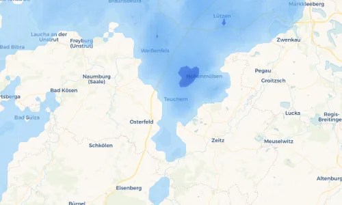 Regenradar Vorschaubild - Aktuelle Niederschläge in Schortau und Umgebung