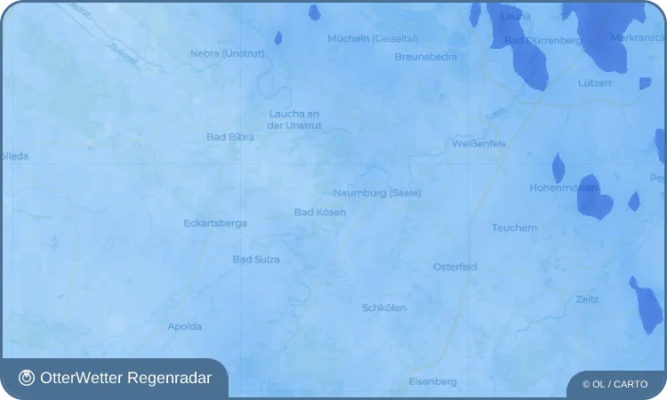 Widget-Vorschau für Schulpforte Wetter-Widget-Vorschau mit Vorhersagedaten für Schulpforte