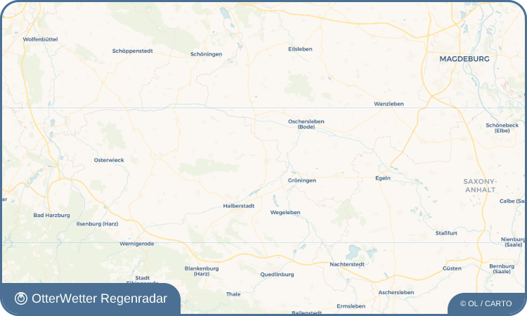 OtterWetter Regenradar-Widget Schwanebeck