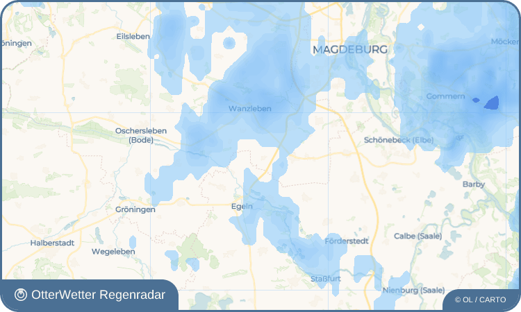 OtterWetter Regenradar-Widget Schwaneberg