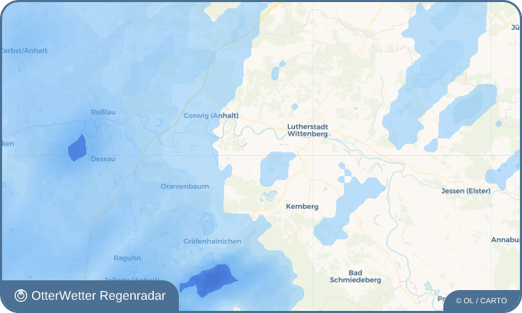 OtterWetter Regenradar-Widget Seegrehna