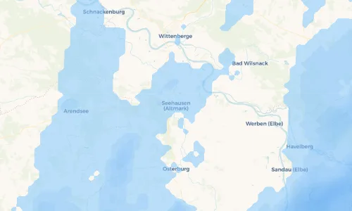 Regenradar Vorschaubild - Aktuelle Niederschläge in Seehausen (Altmark) und Umgebung