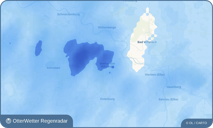OtterWetter Regenradar-Widget Seehausen (Altmark)