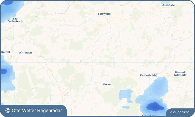 OtterWetter Regenradar-Widget Siedengrieben