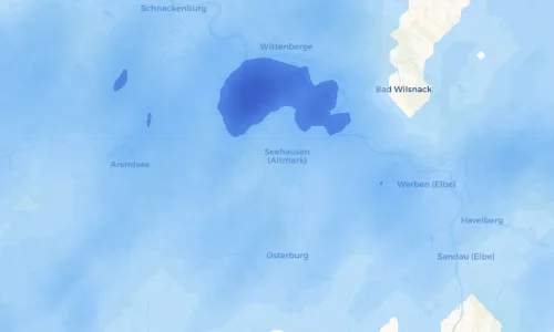 Regenradar Vorschaubild - Aktuelle Niederschläge in Siedlung Waldesfrieden und Umgebung