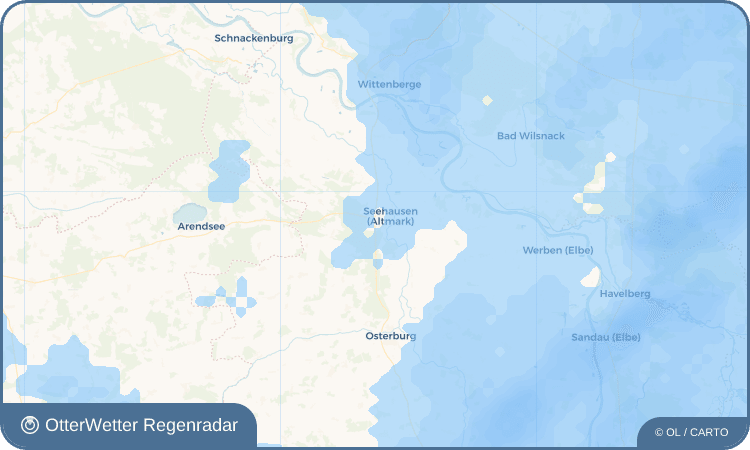 OtterWetter Regenradar-Widget Siedlung Waldesfrieden