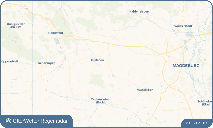 OtterWetter Regenradar-Widget Siegersleben
