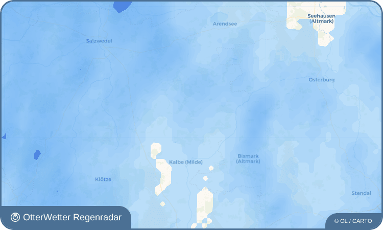 OtterWetter Regenradar-Widget Siepe