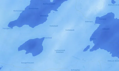 Regenradar Vorschaubild - Aktuelle Niederschläge in Siersleben und Umgebung