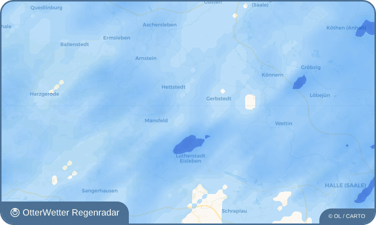 OtterWetter Regenradar-Widget Siersleben