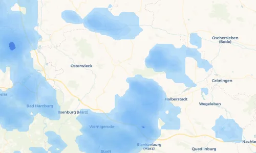 Regenradar-Vorschau: aktuelle Niederschläge in Sonnenburg und Umgebung