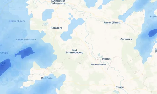 Regenradar Vorschaubild - Aktuelle Niederschläge in Splau und Umgebung