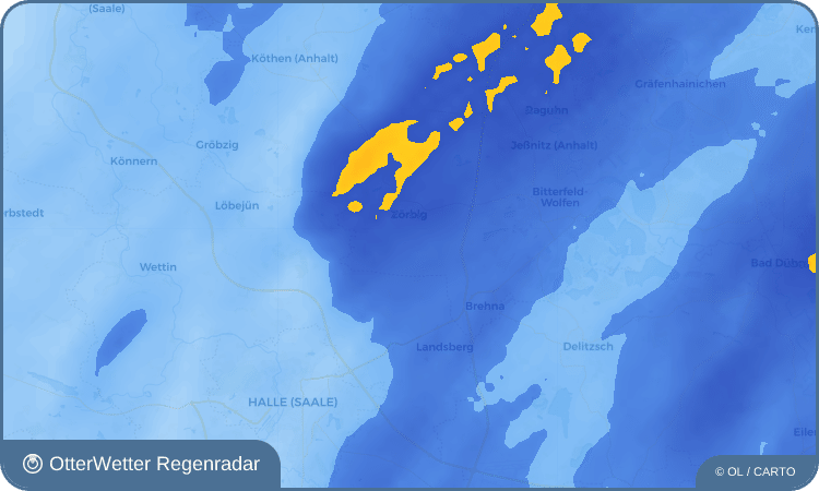 OtterWetter Regenradar-Widget Spören