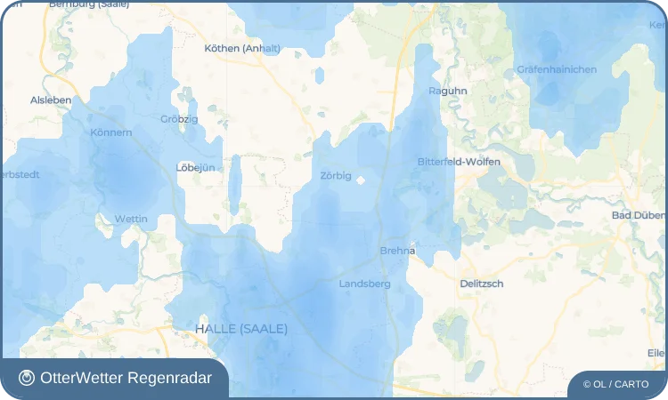 Wetter-Widget-Vorschau mit Vorhersagedaten für Spören