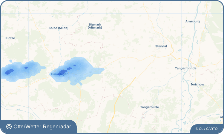 Widget-Vorschau für Staats Wetter-Widget-Vorschau mit Vorhersagedaten für Staats