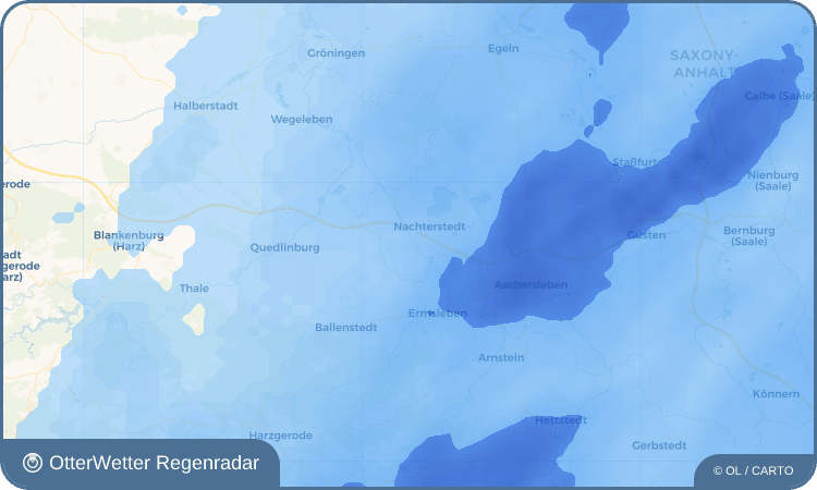 OtterWetter Regenradar-Widget Stadt Hoym/Anhalt