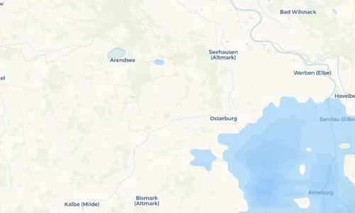 Regenradar-Vorschau: aktuelle Niederschläge in Stapel und Umgebung