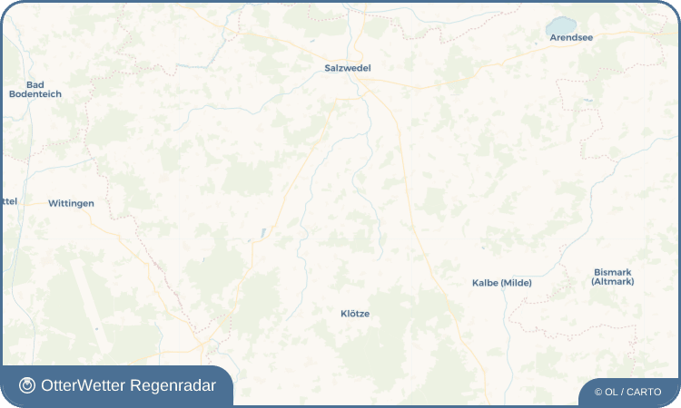 OtterWetter Regenradar-Widget Stapen