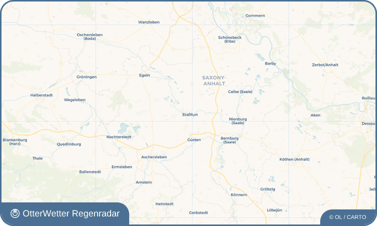 OtterWetter Regenradar-Widget Staßfurt