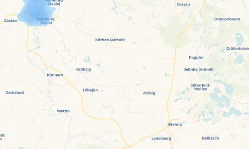 Regenradar Vorschaubild - Aktuelle Niederschläge in Station Weißandt-Gölzau und Umgebung
