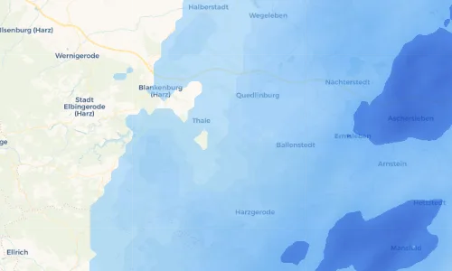 Regenradar Vorschaubild - Aktuelle Niederschläge in Stecklenberg und Umgebung