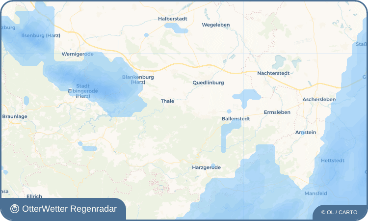 OtterWetter Regenradar-Widget Stecklenberg