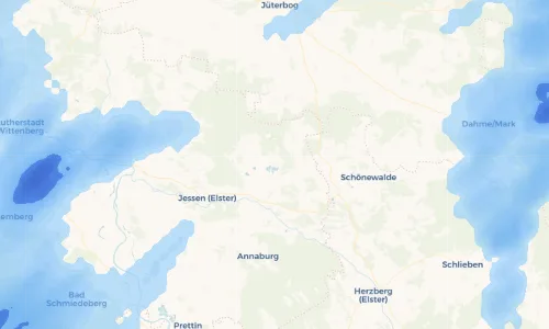 Regenradar Vorschaubild - Aktuelle Niederschläge in Steinsdorf und Umgebung