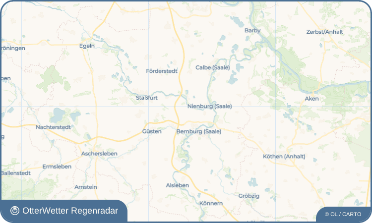 OtterWetter Regenradar-Widget Strenzfeld