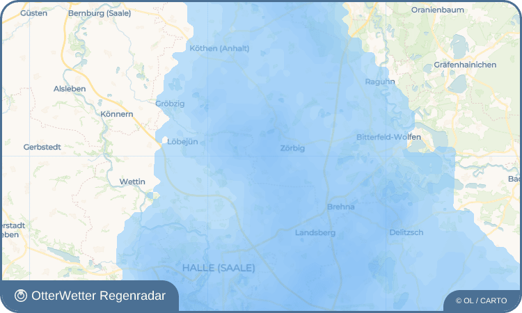 OtterWetter Regenradar-Widget Stumsdorf