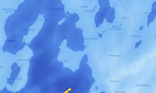 Regenradar Vorschaubild - Aktuelle Niederschläge in Suxdorf und Umgebung
