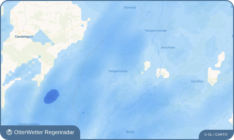 OtterWetter Regenradar-Widget Tangerhütte