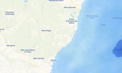 Regenradar Vorschaubild - Aktuelle Niederschläge in Tanne und Umgebung