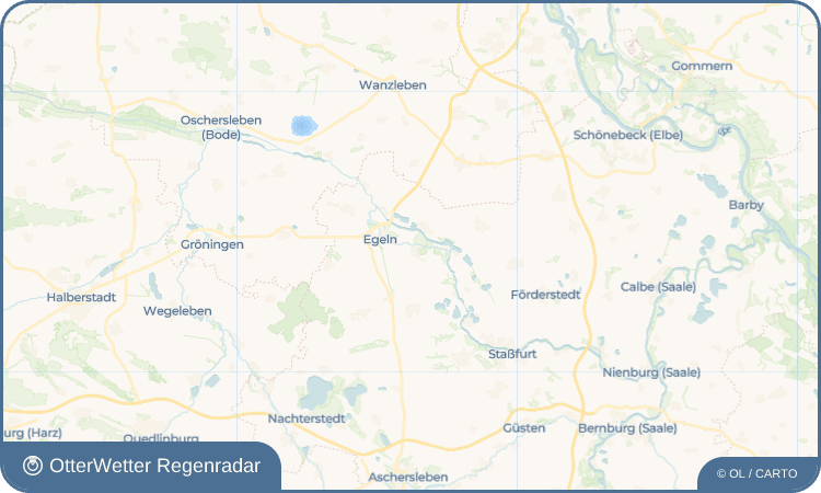 OtterWetter Regenradar-Widget Tarthun