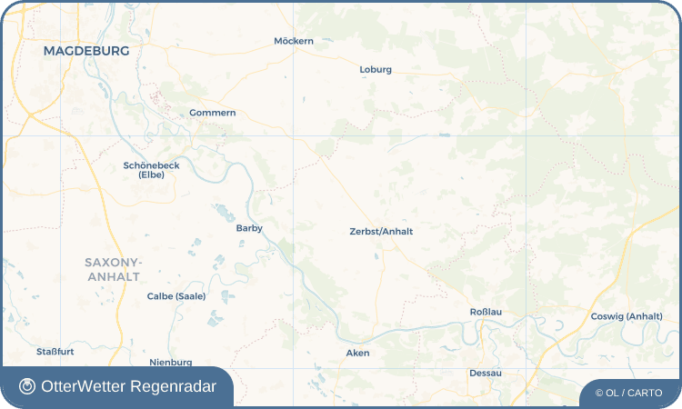 OtterWetter Regenradar-Widget Töppel