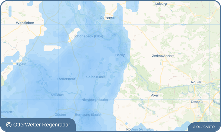 OtterWetter Regenradar-Widget Tornitz